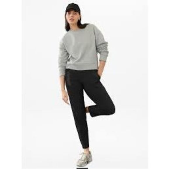 ATHLETA Women’s Black Brooklyn Mid Rise Ankle Pant Size 12 Style #198671 - Picture 1 of 7
